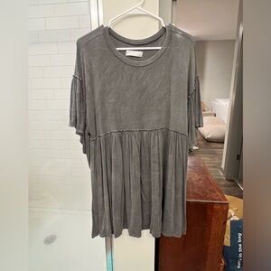 Grey flowy dress/tunic